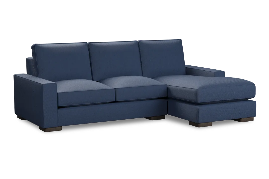 Edgewater Revenue Dark Blue Right Chaise Sectional