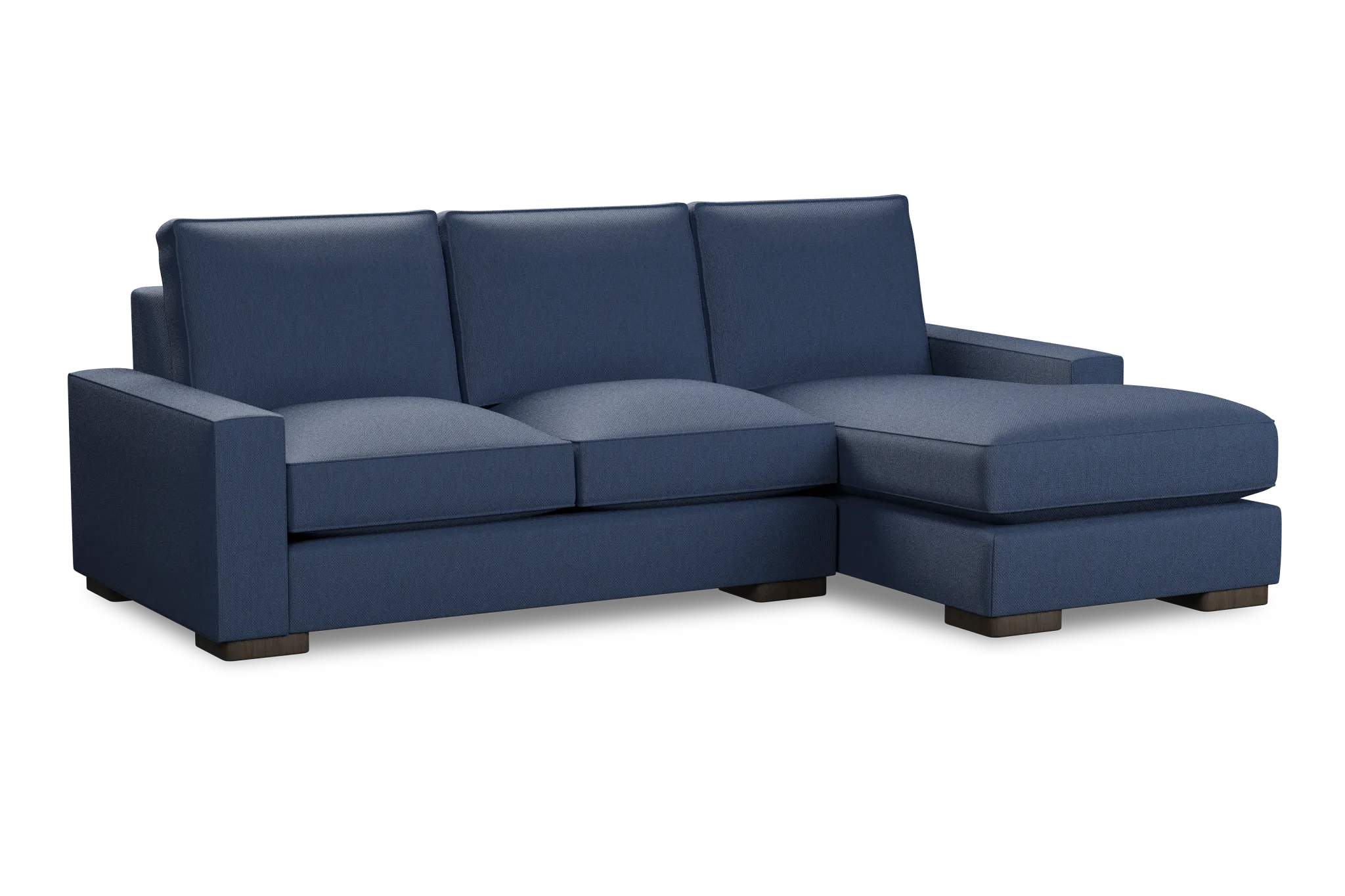 Edgewater Revenue Dark Blue Right Chaise Sectional