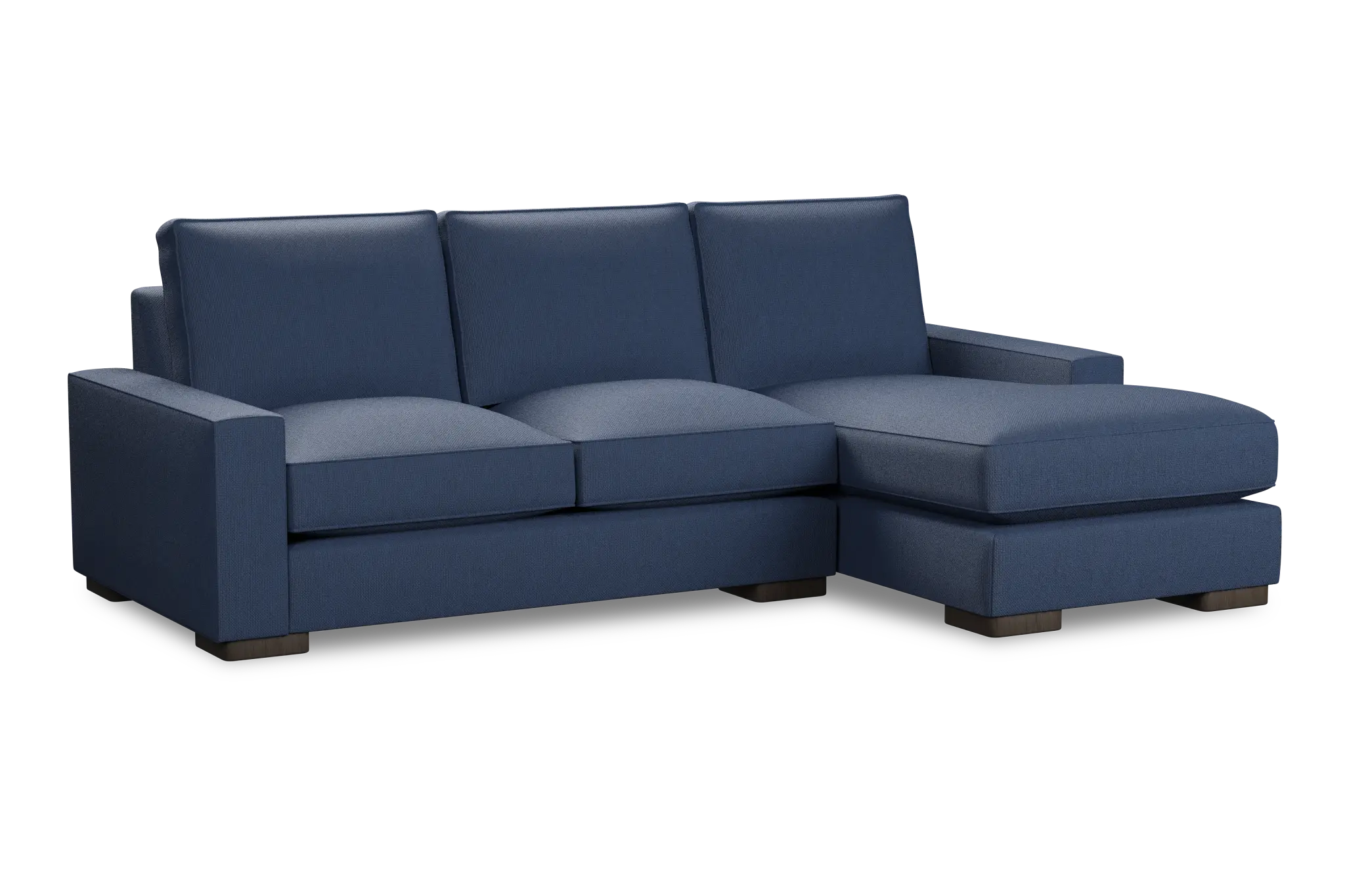 Edgewater Revenue Dark Blue Right Chaise Sectional Edgewater Revenue Dark Blue Right Chaise Sectional
