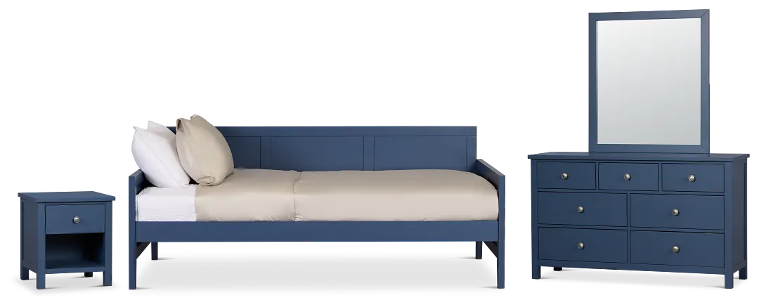 Charleston Dark Blue Daybed Bedroom