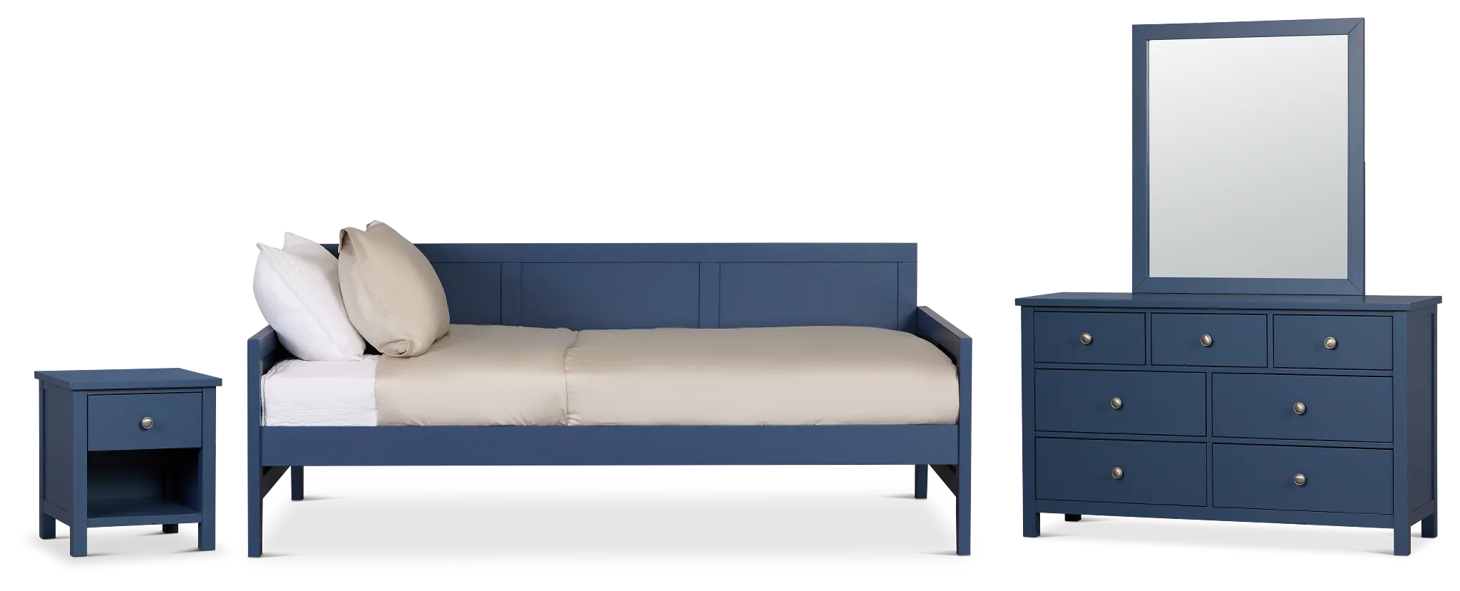 Charleston Dark Blue Daybed Bedroom