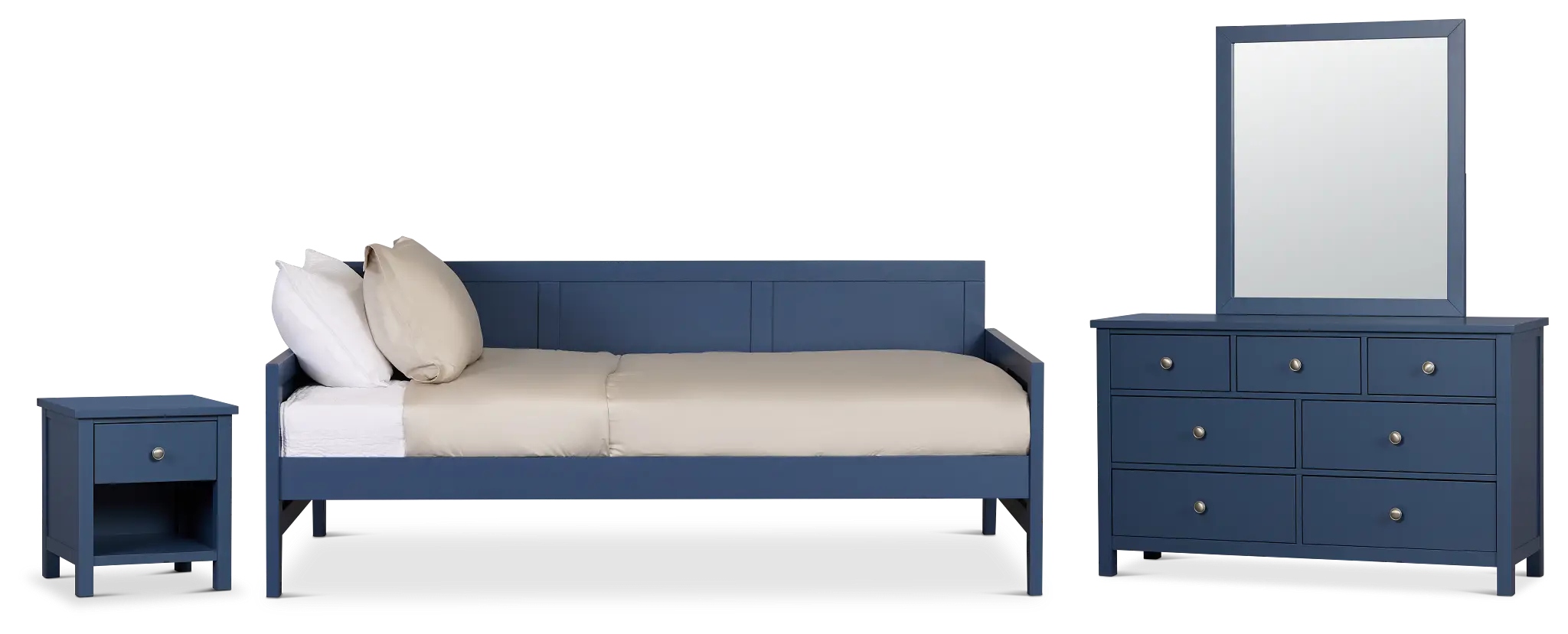 Charleston Dark Blue Daybed Bedroom Charleston Dark Blue Daybed Bedroom