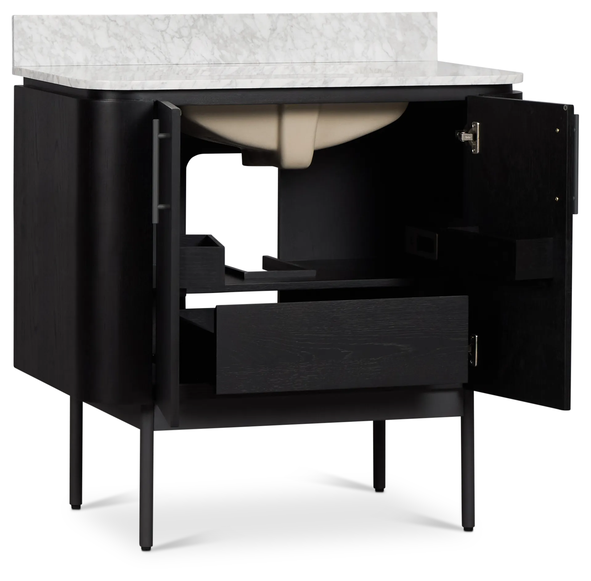 Nomad Black 36" Single Bathroom Vanity