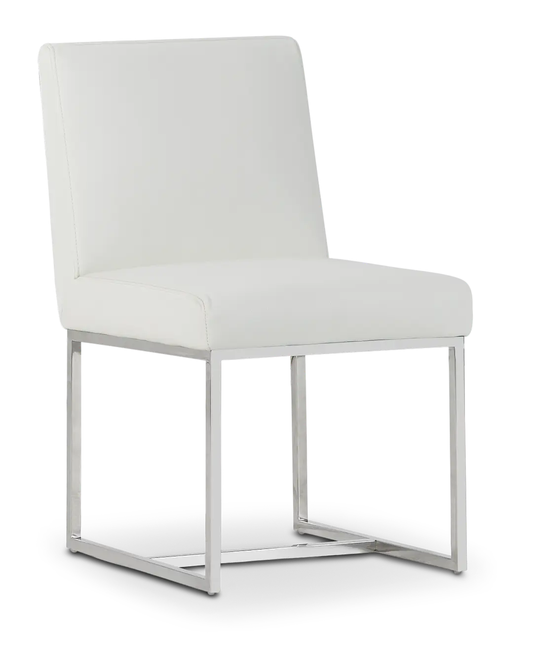 Miami White Micro Upholstered Side Chair Miami White Micro Upholstered Side Chair