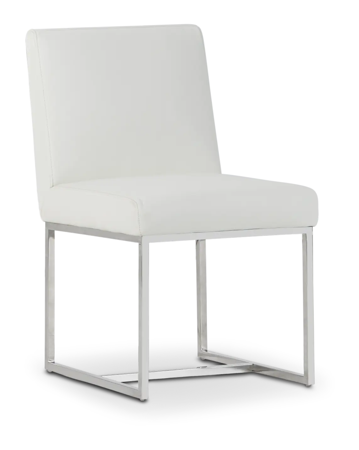 Miami White Micro Upholstered Side Chair Miami White Micro Upholstered Side Chair