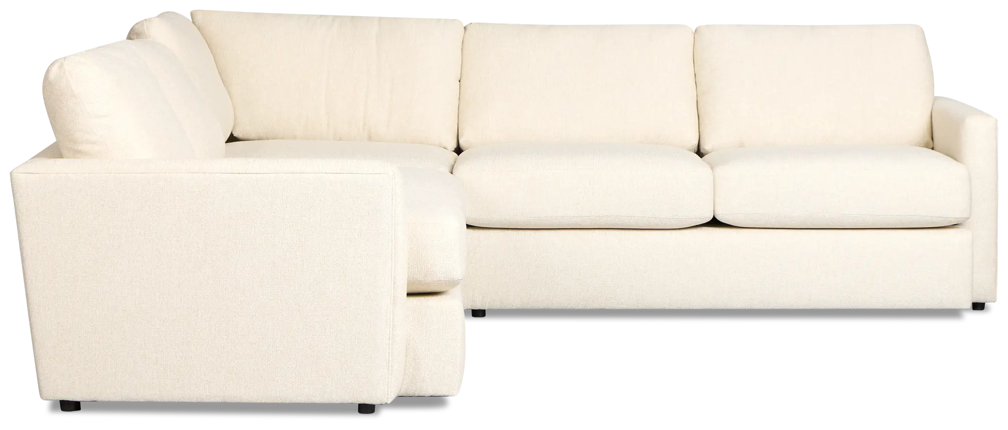 Maxwell Light Beige Fabric Small Two-arm Sectional Maxwell Light Beige Fabric Small Two-arm Sectional