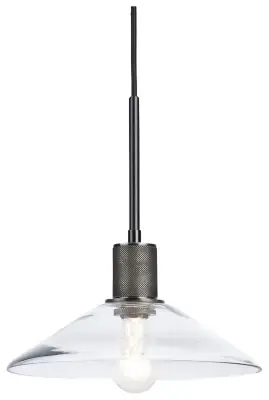 Chaness Black Glass Pendant Chaness Black Glass Pendant