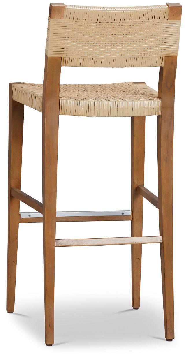 Avila Light Tone 30" Woven Barstool