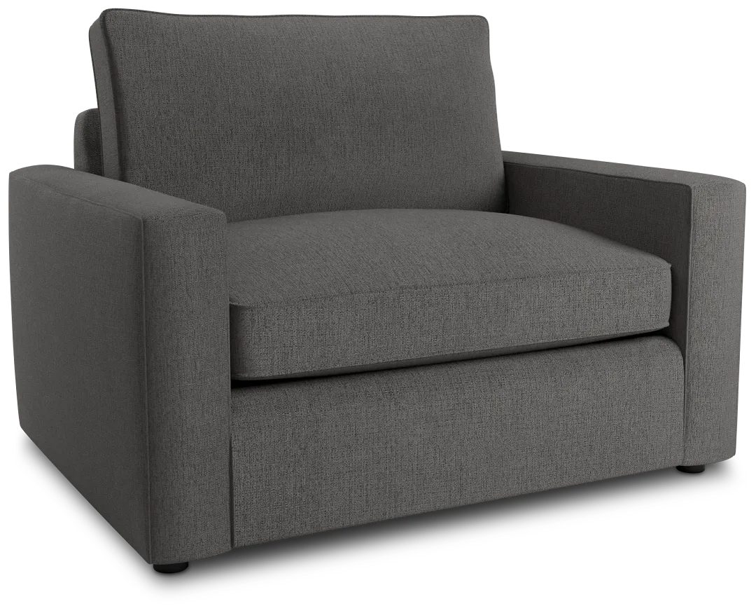 Siesta Peyton Gray Fabric Cooling Memory Foam Sleeper