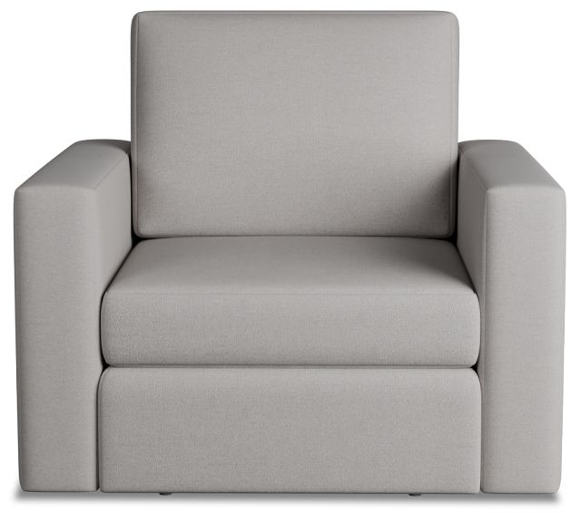 Citymod Light Gray Fabric Swivel Chair