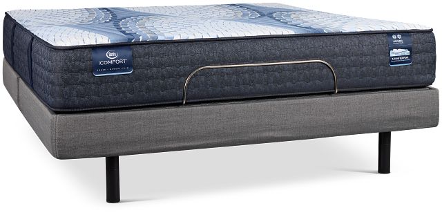 Serta Icomfort Iona Medium Motion Perfect 4 Adjustable Base Set