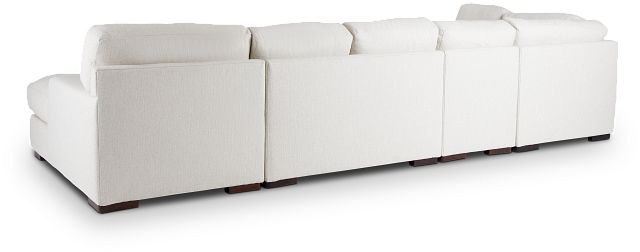 Veronica White Down Large Left Bumper Sectional (4)
