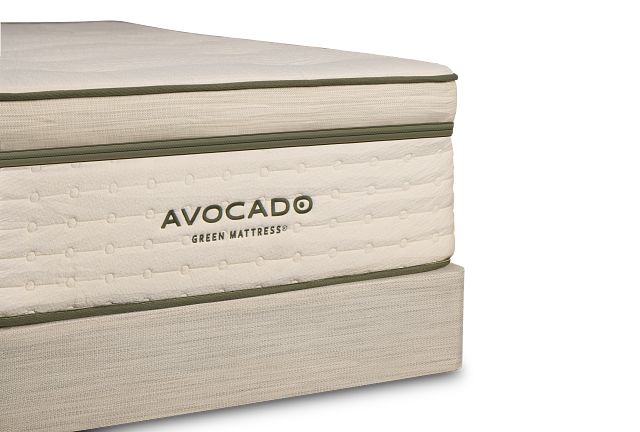 Avocado Green Plush Mattress Set