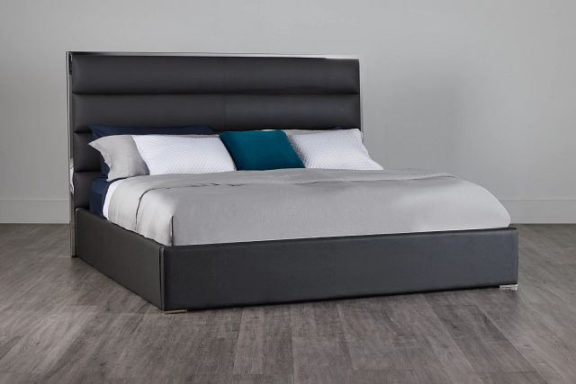 Cortina Gray Uph Platform Bed (0)