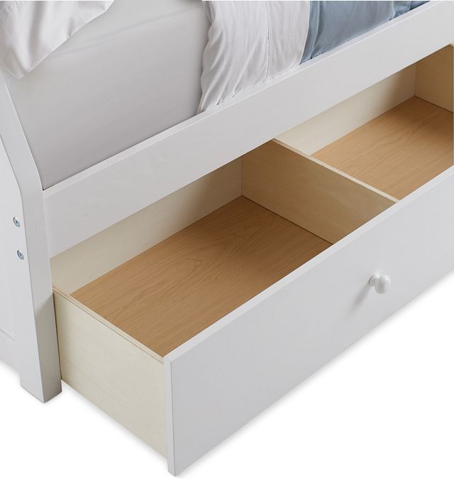 Oakley White Storage Bunk Bed