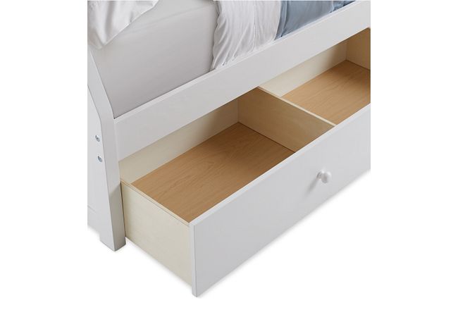 Oakley White Storage Bunk Bed