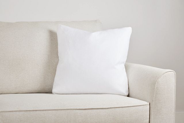 Zeke White 20" Accent Pillow