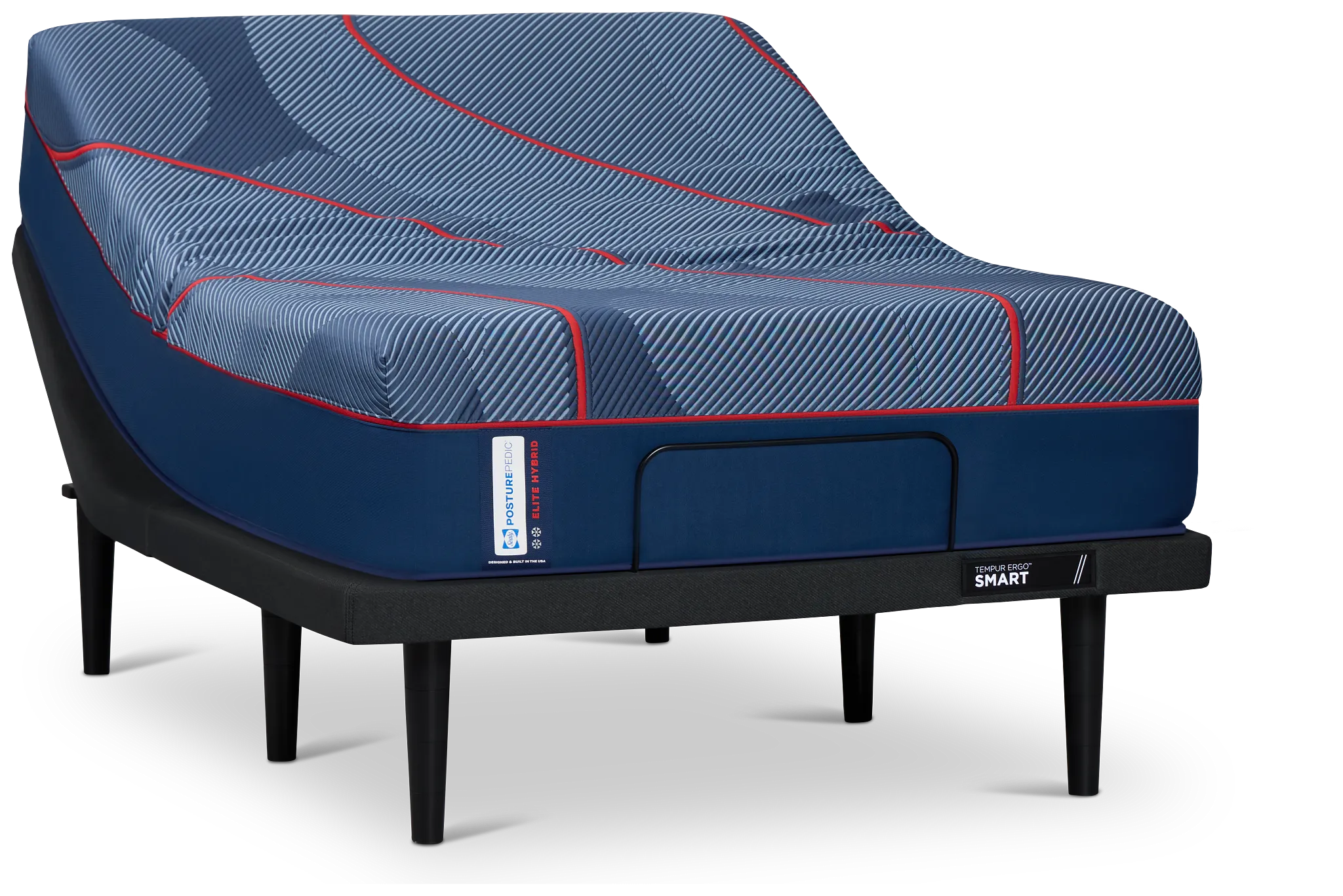 Posturepedic High Point Elite Hybrid 14" Soft Ergo Smart Adjustable Mattress Set