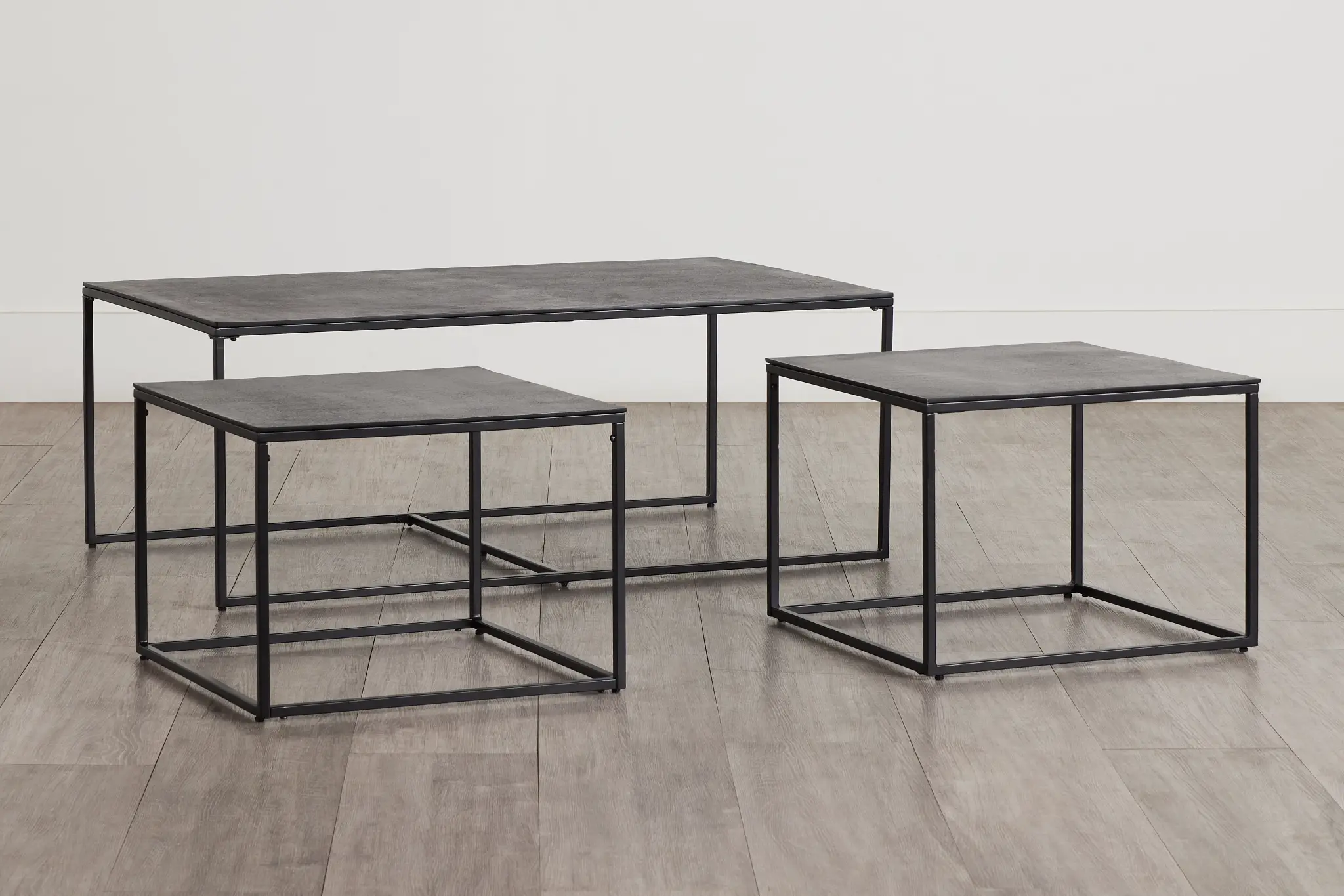 Doren Black Rect Nesting Coffee Table Doren Black Rect Nesting Coffee Table