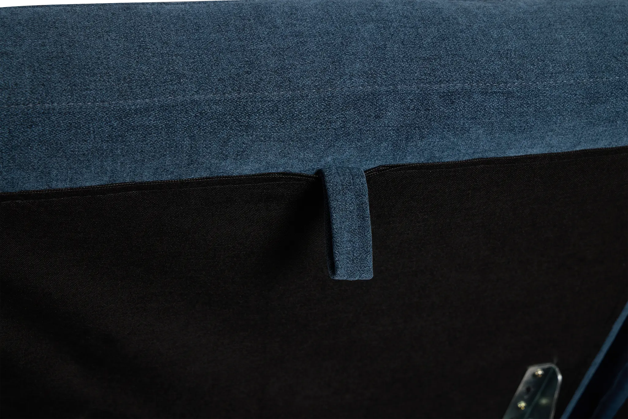 Addie Blue Fabric 3-piece Modular Storage Sofa Addie Blue Fabric 3-piece Modular Storage Sofa