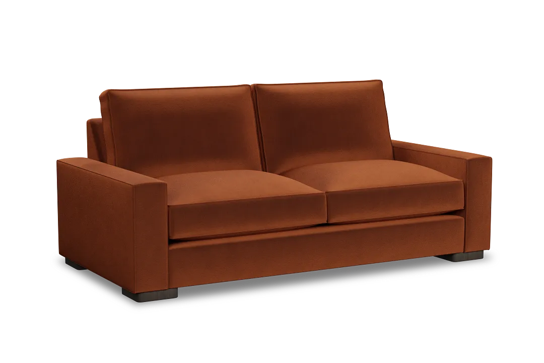 Edgewater Joya Orange 84" Sofa W/ 2 Cushions