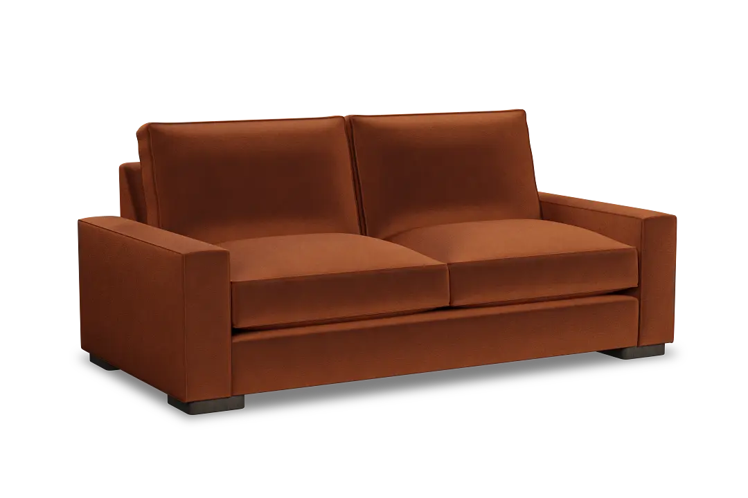 Edgewater Joya Orange 84" Sofa W/ 2 Cushions Edgewater Joya Orange 84" Sofa W/ 2 Cushions