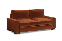 Edgewater Joya Orange 84" Sofa W/ 2 Cushions