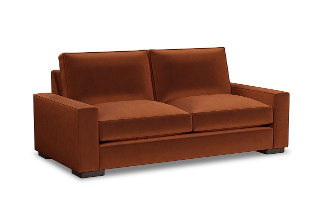 Edgewater Joya Orange 84" Sofa W/ 2 Cushions