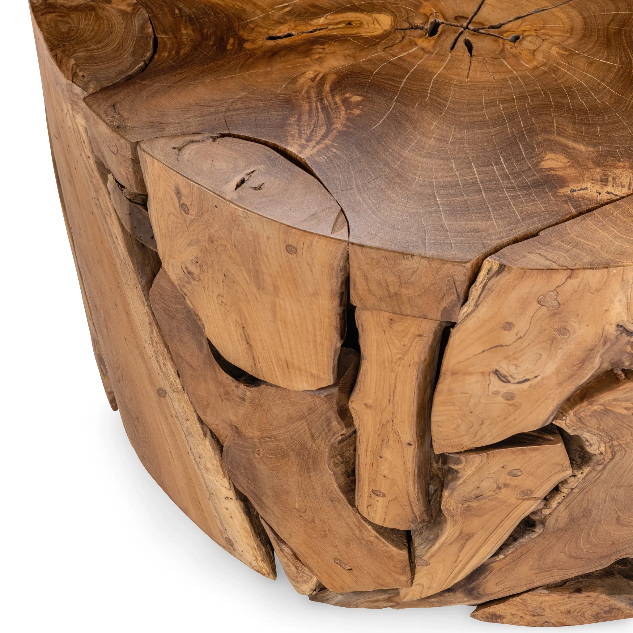 Pelli Mid Tone Round Coffee Table