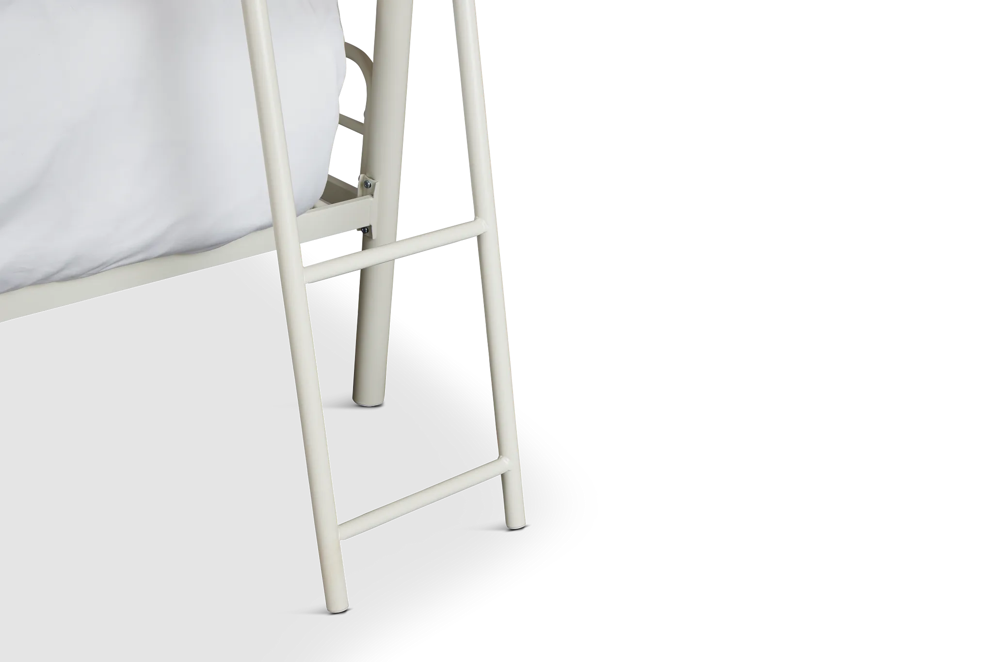 Rory White Metal Bunk Bed