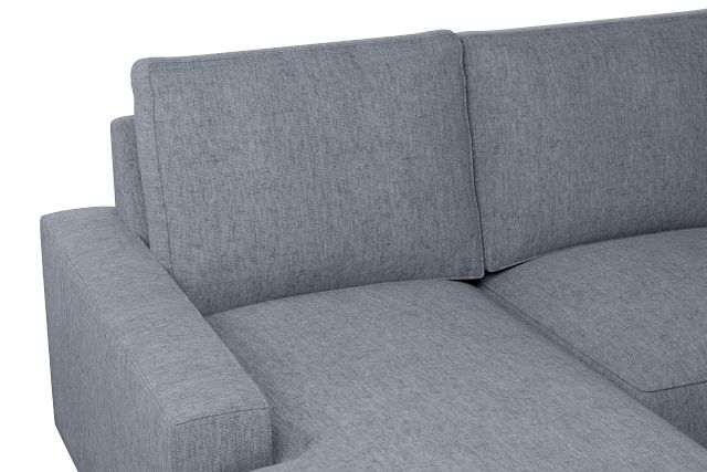 Edgewater Elevation Gray Medium Left Chaise Sectional