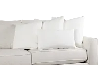 Reign White 24" Accent Pillow