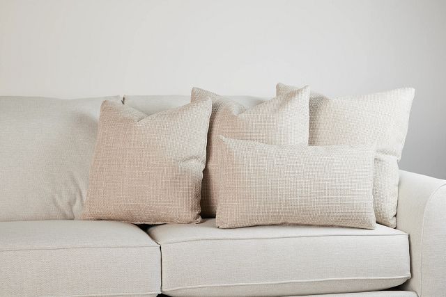 Sutton Taupe 24" Accent Pillow