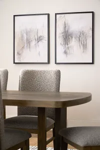 Augustine Light Gray Framed Wall Art