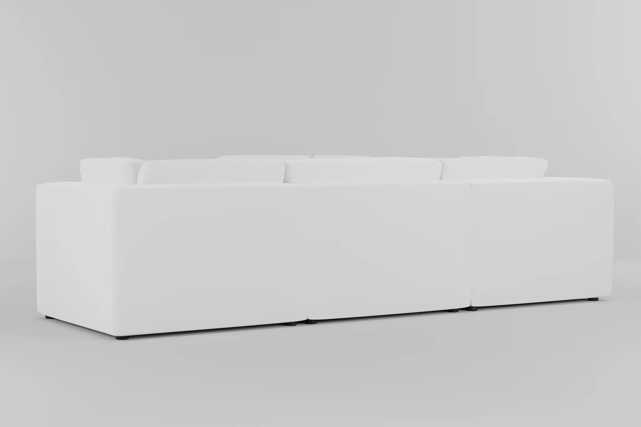 Destin Suave White Fabric 5-piece Modular Sectional Destin Suave White Fabric 5-piece Modular Sectional