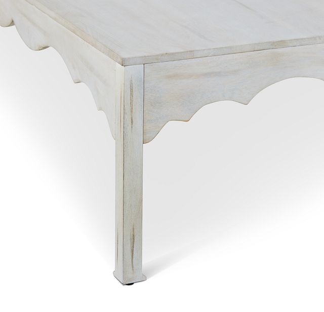 Stacey White Square Coffee Table