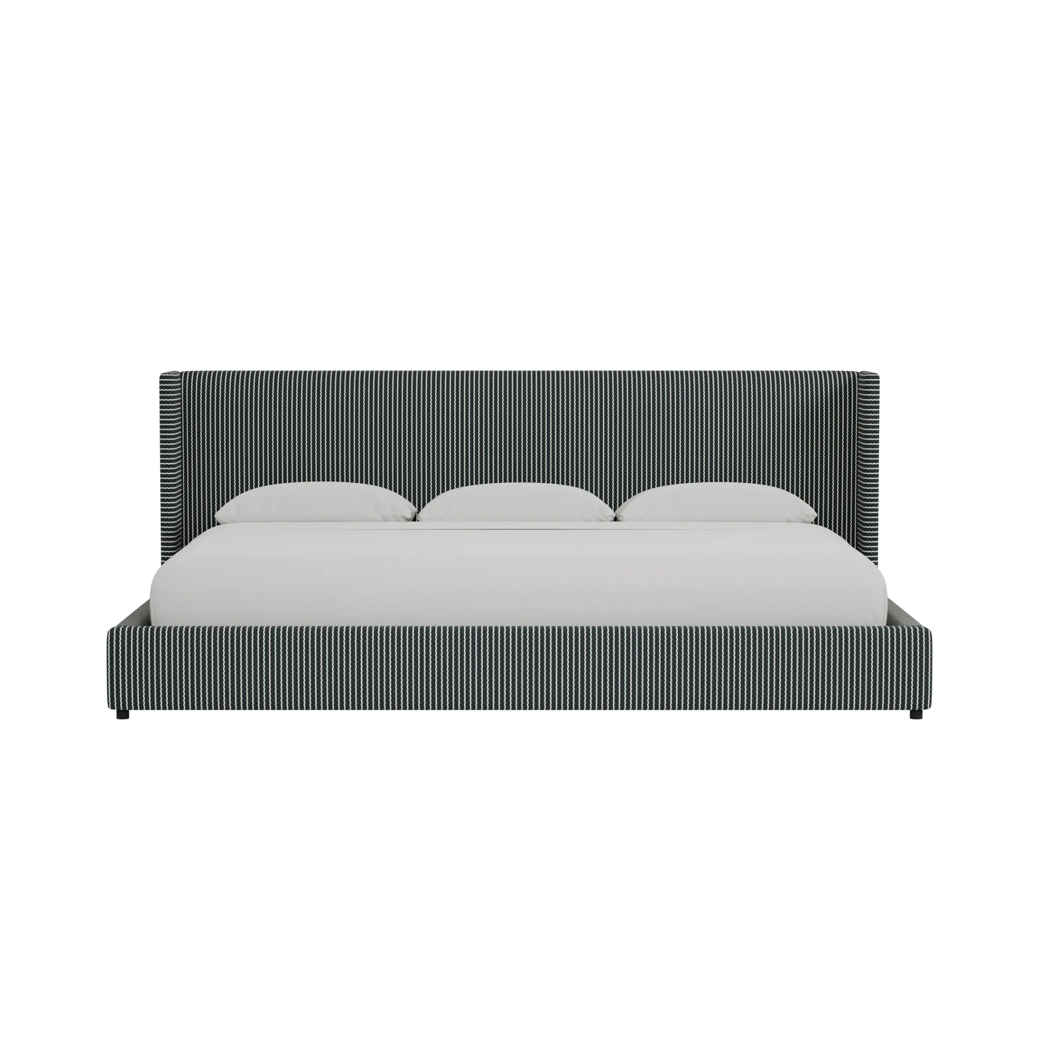 Captiva Lucy Navy 48" Upholstered Shelter Bed