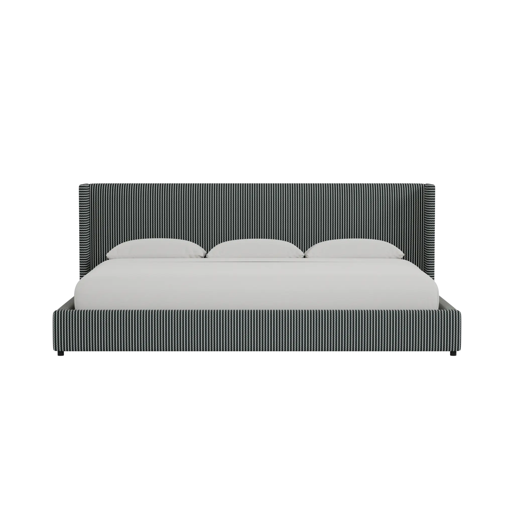 Captiva Lucy Navy 48" Upholstered Shelter Bed Captiva Lucy Navy 48" Upholstered Shelter Bed