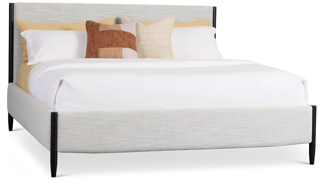 Stockton Black Uph Panel Bed Stockton Black Uph Panel Bed