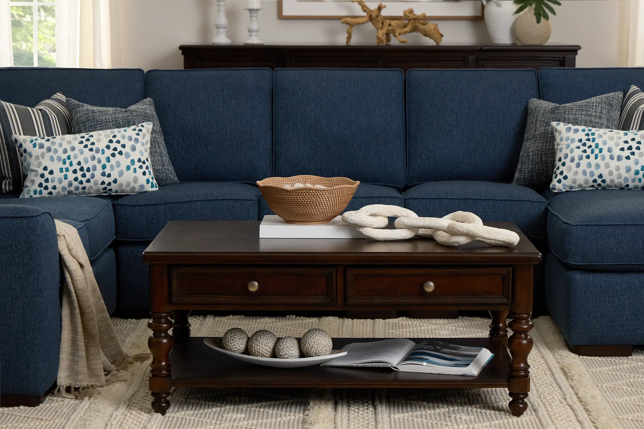 Savannah Dark Tone Storage Rectangular Coffee Table Savannah Dark Tone Storage Rectangular Coffee Table