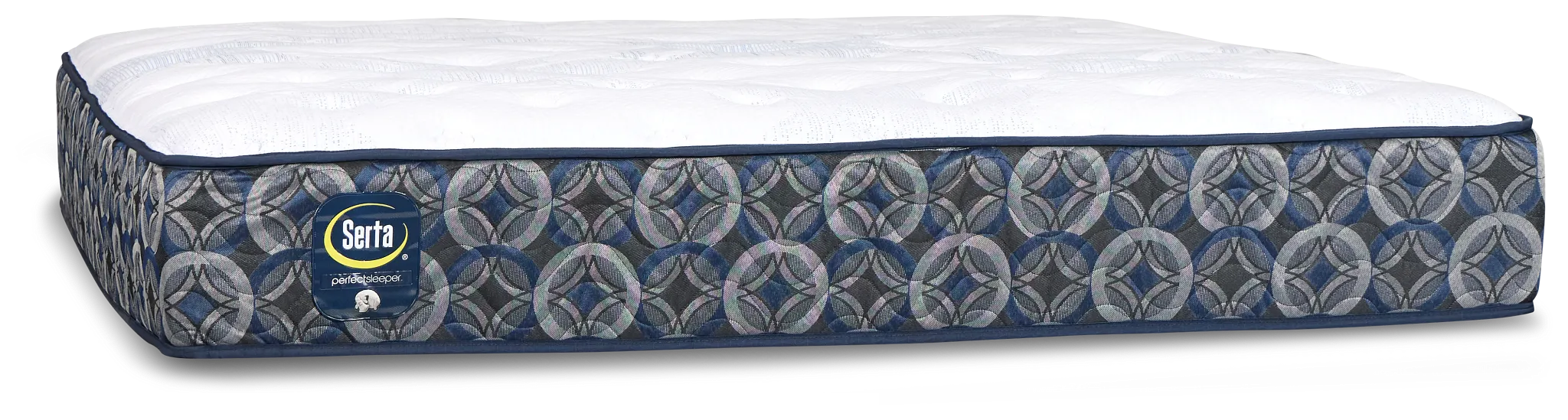Serta Perfect Sleeper Decatur Street Plush Low-profile Mattress Set