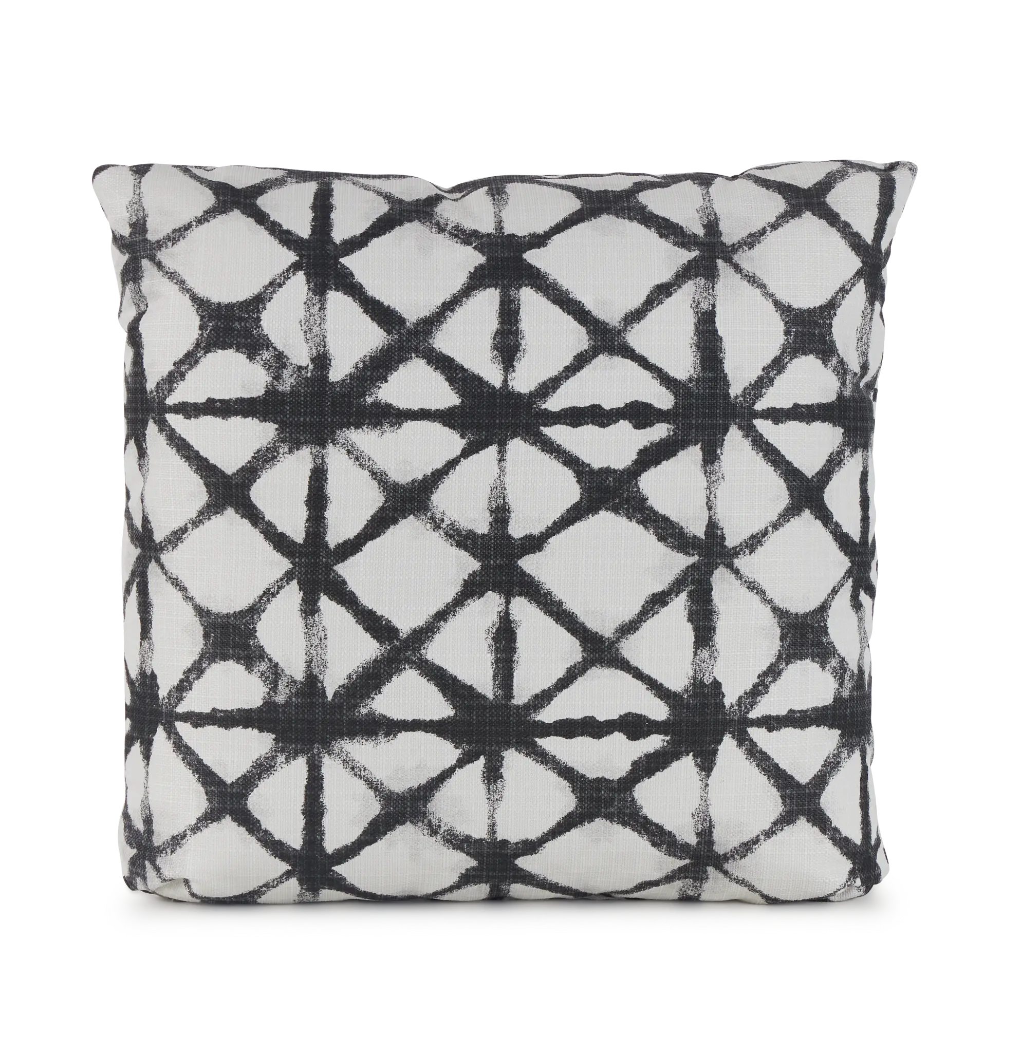 Shibori Black 18" Indoor/outdoor Square Accent Pillow Shibori Black 18" Indoor/outdoor Square Accent Pillow