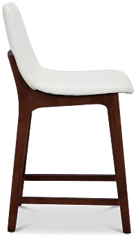 Hamilton Whitemicro 24" Upholstered Barstool