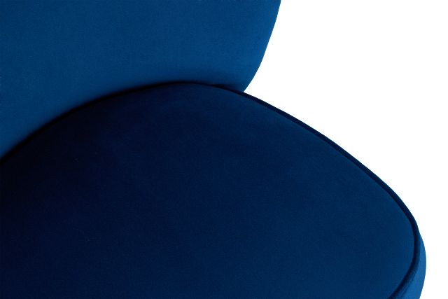 Tami Navy Velvet Accent Chair