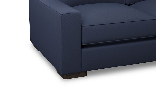 Edgewater Peyton Dark Blue Medium Right Chaise Sectional