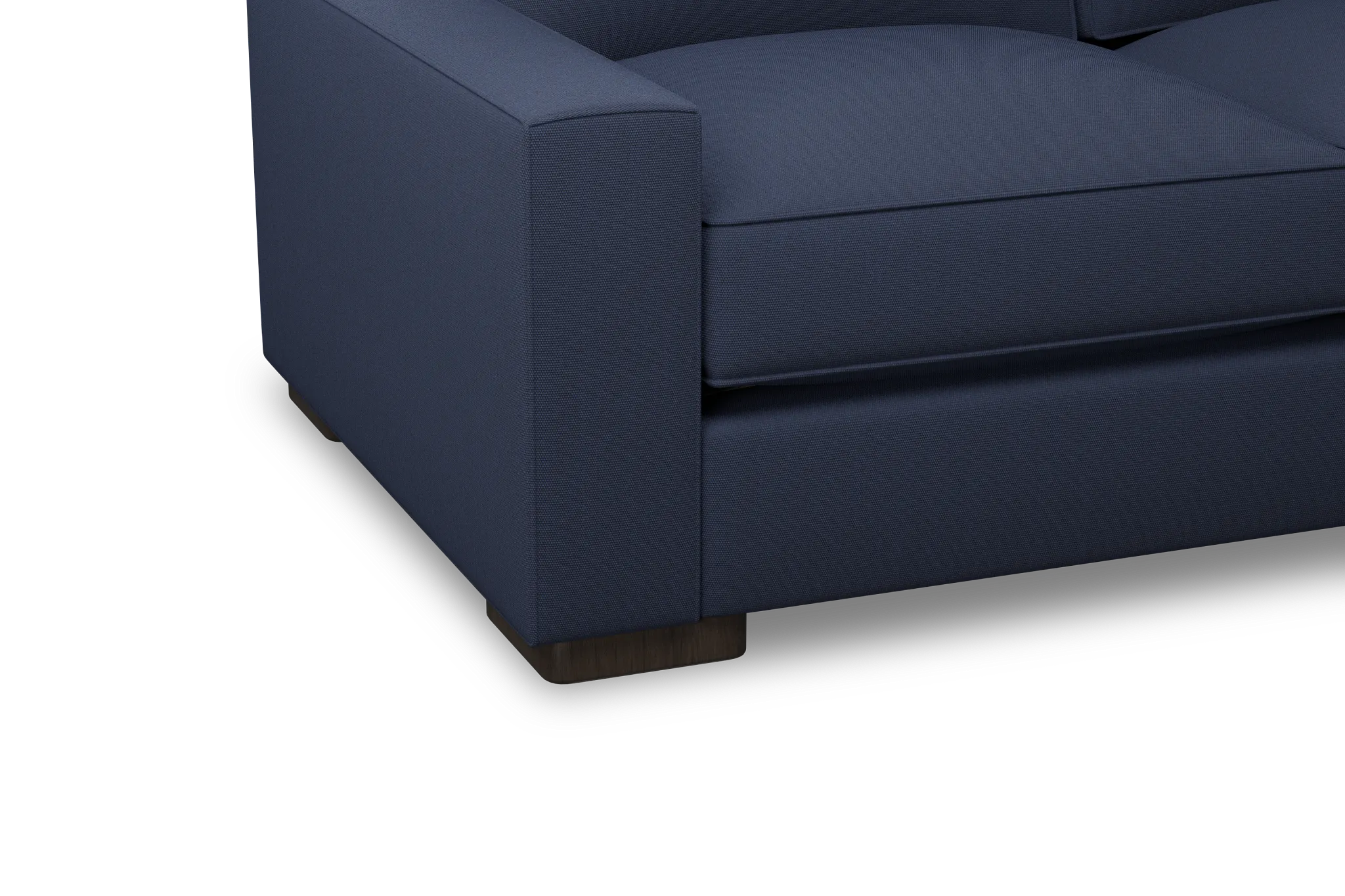 Edgewater Peyton Dark Blue Medium Right Chaise Sectional