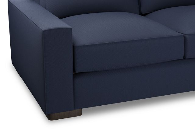 Edgewater Peyton Dark Blue Medium Two-arm Sectional