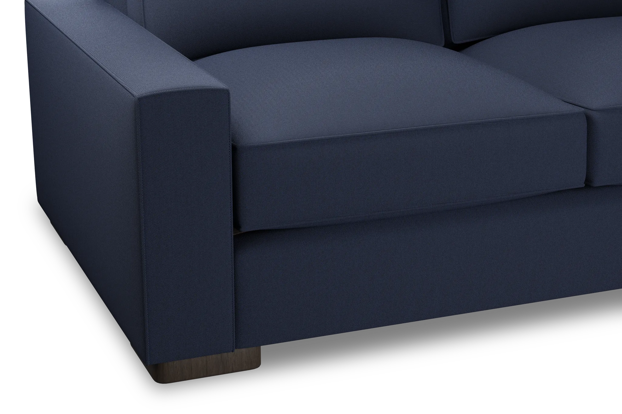Edgewater Peyton Dark Blue Medium Two-arm Sectional