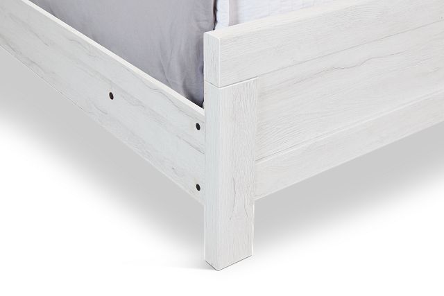 Everett White Panel Bed