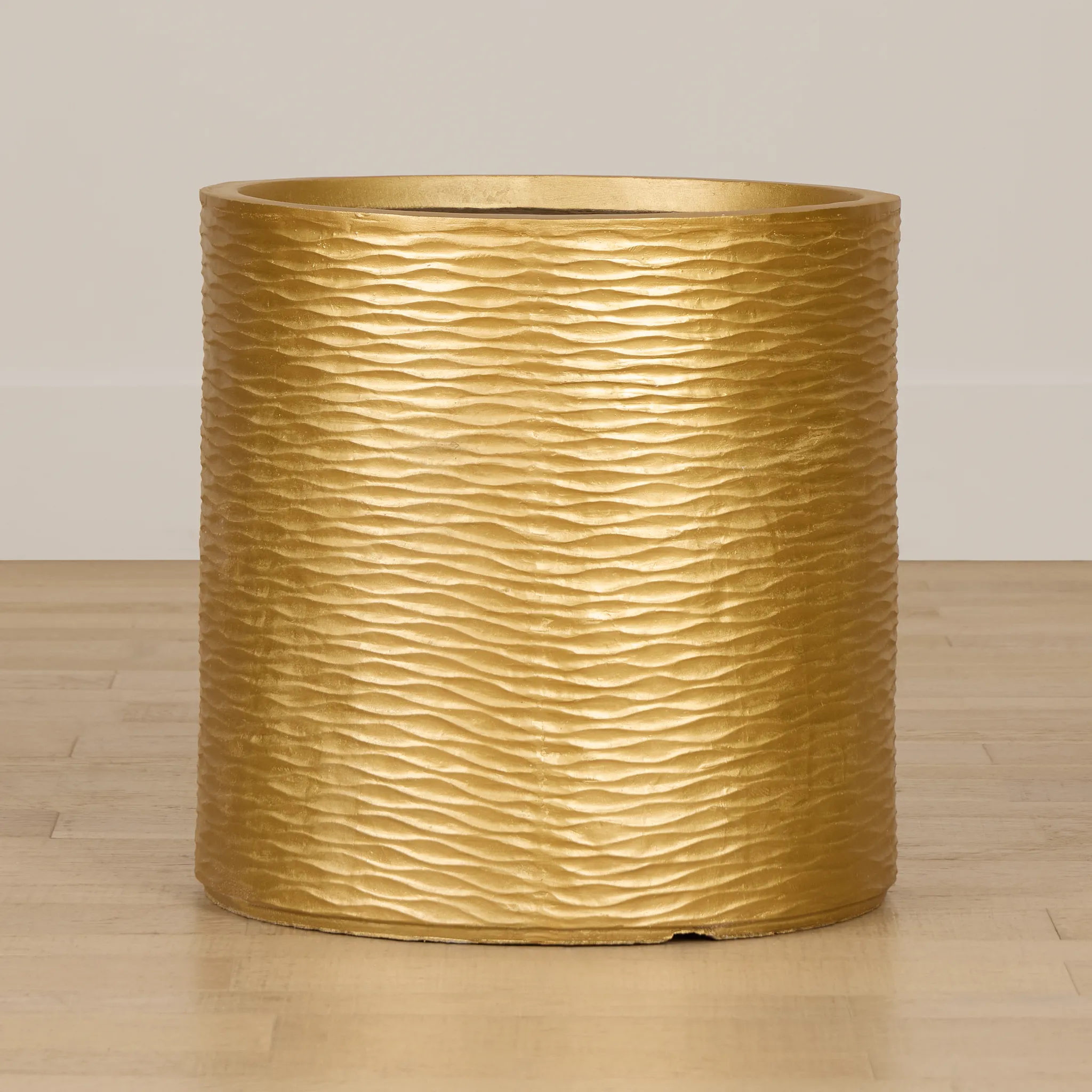 Golda Gold Medium Planter